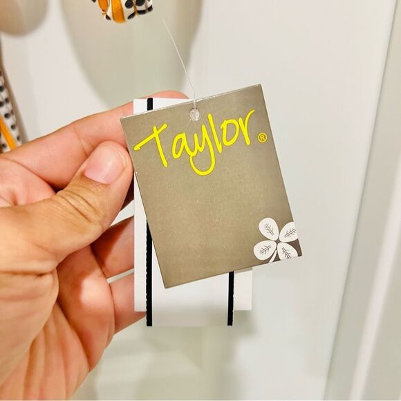 Taylor Women’s Mango Ivory Midi Dress Size 10 Ruffle Tiered NWT with Pockets - Picture 12 of 15